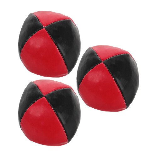 5Pcs Black And Red Juggling Balls For Beginners