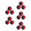 5Pcs Black And Red Juggling Balls For Beginners 7