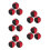 5Pcs Black And Red Juggling Balls For Beginners 4