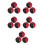 5Pcs Black And Red Juggling Balls For Beginners 5