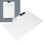 White A4 Standing Clipboard for Desktop Use Ideal for Students 1