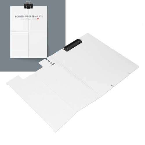 White A4 Standing Clipboard for Desktop Use Ideal for Students