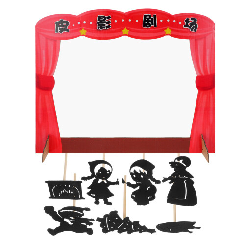 4 Ensembles De Marionnettes Pour D'ombres Accessoires