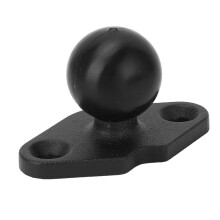 Base esférica de aluminio resistente de 1 pulgada con agarre de goma para montaje en dispositivos AMPS