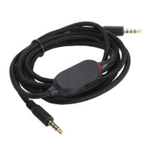 1.6m Lossless Audio Cable for Gaming Headsets with Microphone