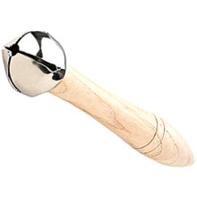 Baby Handle Wooden Jingle Hand Bell Educational Instrument