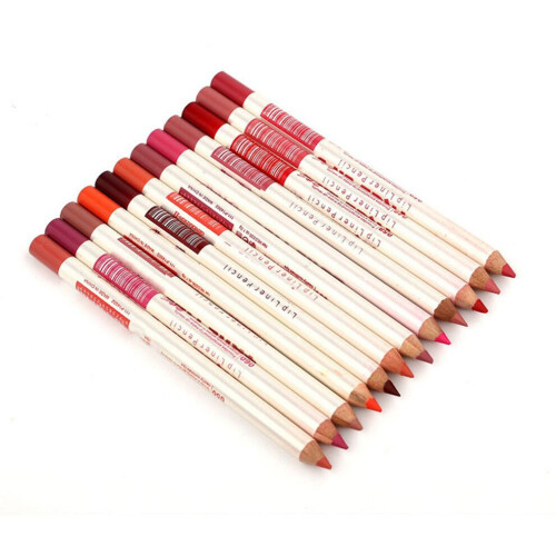 12 Colors Waterproof Matte Lip Liner Set, Long Lasting & Multi-Purpose 1
