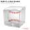 UV Protection Acrylic Display Cube for 9 3