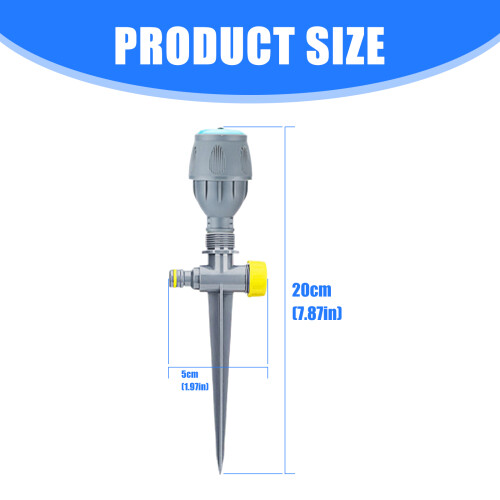 Durable Plastic Sprinkler Head For 360 Degree Coverage for 2