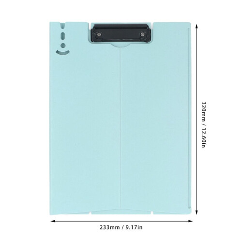 Standing Desktop Clipboard A4 PP Document Holder for Students Blue 1