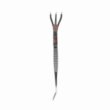 2 in 1 Bonsai Root Rake & Garden Tweezers, Stainless Steel, 210 x 33mm