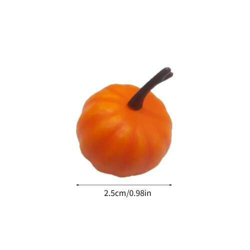 48Pcs Tiny Artificial Pumpkins Fall Festival Desk Decoration 2