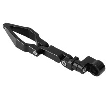Clip de câble pliable en alliage d'aluminium pour tuyau d'huile de moto/quad, noir