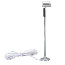 USB-driven LED-spotlight för smyckesdisplayer, silver