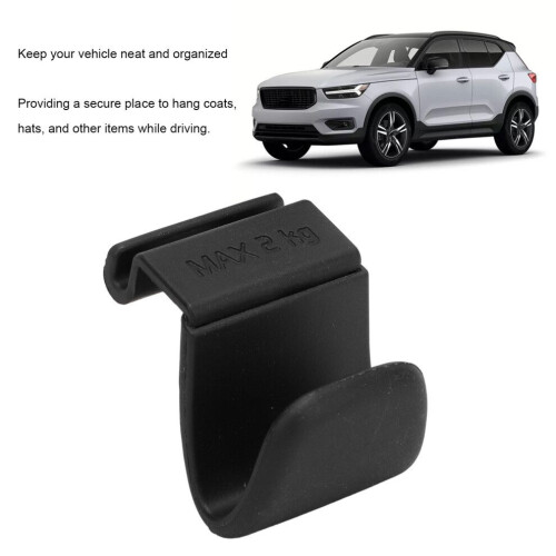 Durable ABS Glove Box Hook for XC40  Passenger Coat Clip Dashboard 2