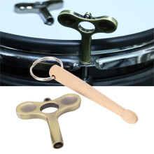 Stimmschlüssel aus einer Aluminiumlegierung in T-Form mit Übungsstock aus Buchenholz