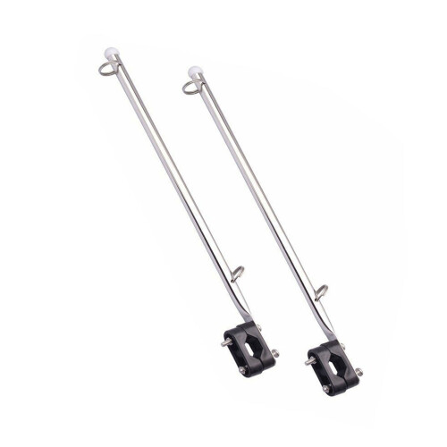 Metal Craft Marine Flagpole Mounting Set-2 extended versions