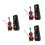 3 Sets Miniature Violin Desktop Decor Realistic Ornament 6