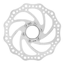 Adaptateur de bride de disque de frein pour moyeu fileté de 160 mm pour VTT avec 6 boulons
