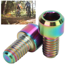 Titanium M6x10mm bevestigingsschroef voor schijfremkabel van mountainbike of racefiets