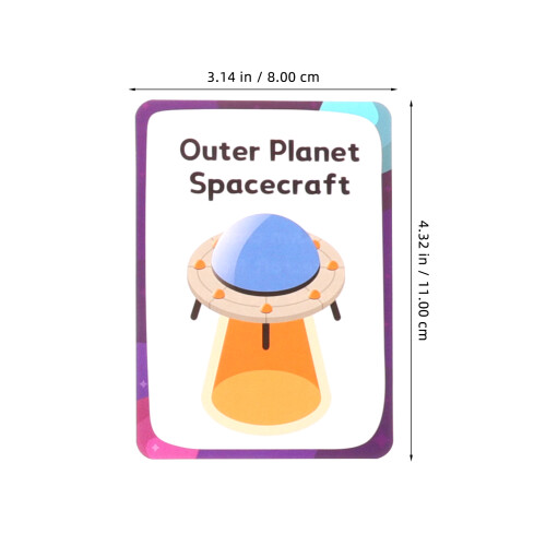 34 carte pianeti didattiche con flash card per bambini 2