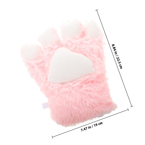 1 Paar Cosplay Katzenkralle Kuschelige Fäustlinge 1