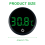 Aquariums Stick On LED Thermometers Ensures-Black Celsius 3