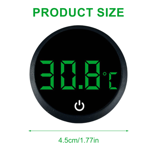Aquariums Stick On LED Thermometers Ensures-Black Celsius 2