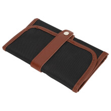 Estuche enrollable para lápices de lona con cuadrículas de 24, 48 y 60 para material de arte.
