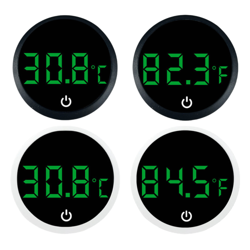 Aquariums Stick On LED Thermometers Ensures-Black Celsius 1