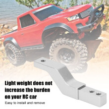Upgrade je TRX-4 Crawler met een zilverkleurige aluminium trekhaak.