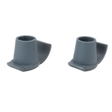 2 stuks siliconen rollator-glijders voor senioren, antislip universele accessoires