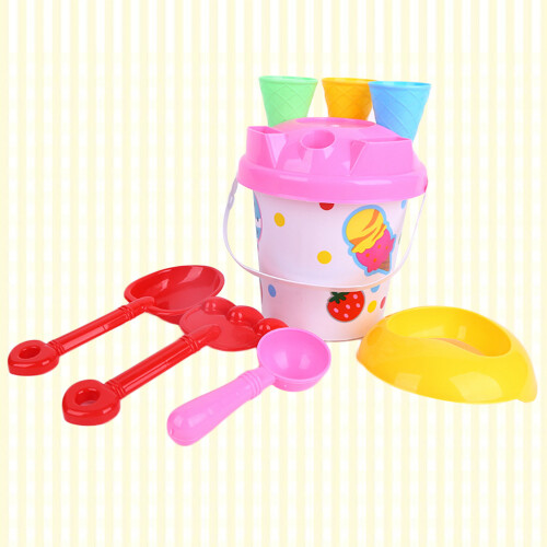 8 Sandspielzeug Mehrfarbig Mit Und Eimer 1