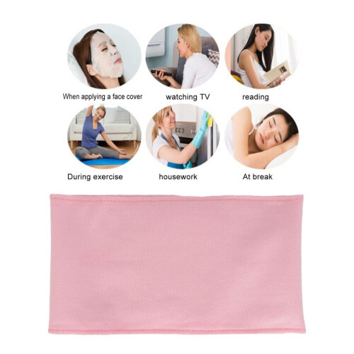 Multi-Functional Pink Gel Neck Membrane Wrap for Moisturizing & Cooling 2