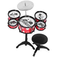 1 Set Kinder Mini Jazz Drum, Echtes Instrument Für Jungen Und