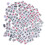 1 Set Mini Mahjong Reisset Draagbare Tegels Kit 9