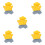 5 Pezzi Set Per Peluche Con E Jeans 20 Cm 9