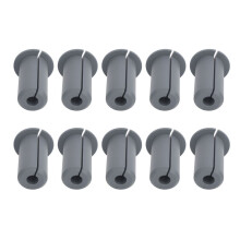 Kit de 10 piezas de enrutamiento de cables para buje de silicona Starlink, ojal de pared gris de 0,75