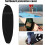 Bodyboard Bag 200x50 cm  Drawstring Closure, Black Foldable Carry Case For Board Cover 3