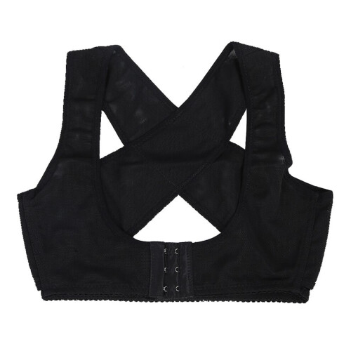 Adult Posture Corrector Belt Black S-XXL, Adjustable Back Support 1