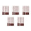 5Sets Bruin Plastic Platform Decor Miniatuur Voor Aquarium En 8