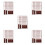 5Sets Bruin Plastic Platform Decor Miniatuur Voor Aquarium En 6
