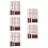 5Sets Bruin Plastic Platform Decor Miniatuur Voor Aquarium En 9