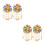 4 Pezzi Spalline Con Paillettes E Frange Per Costumi 5