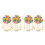 4 Pezzi Spalline Con Paillettes E Frange Per Costumi 10