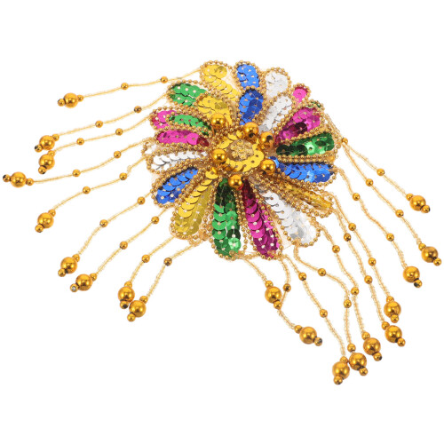 4 Pezzi Spalline Con Paillettes E Frange Per Costumi 2