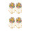 4 Pezzi Spalline Con Paillettes E Frange Per Costumi 6