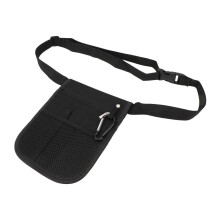 Krankenschwester-Organizer-Gürteltasche, multifunktional, Nylon, Schwarz
