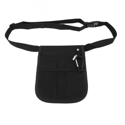 Krankenschwester-Organizer-Gürteltasche, multifunktional, Nylon, Schwarz 1