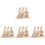 4Sets Leerzame 3D Paaspuzzel Set Kinderen Khaki 4